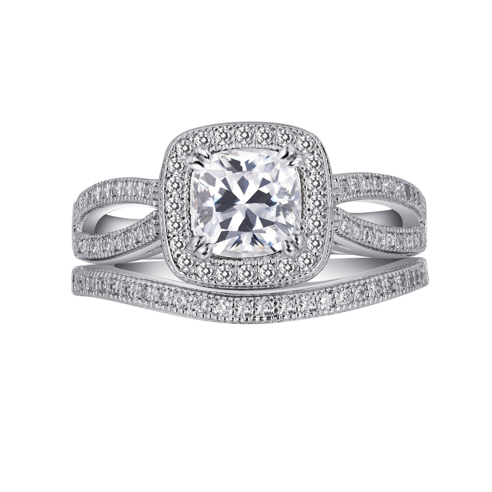 Engagement Ring with Wedding Band