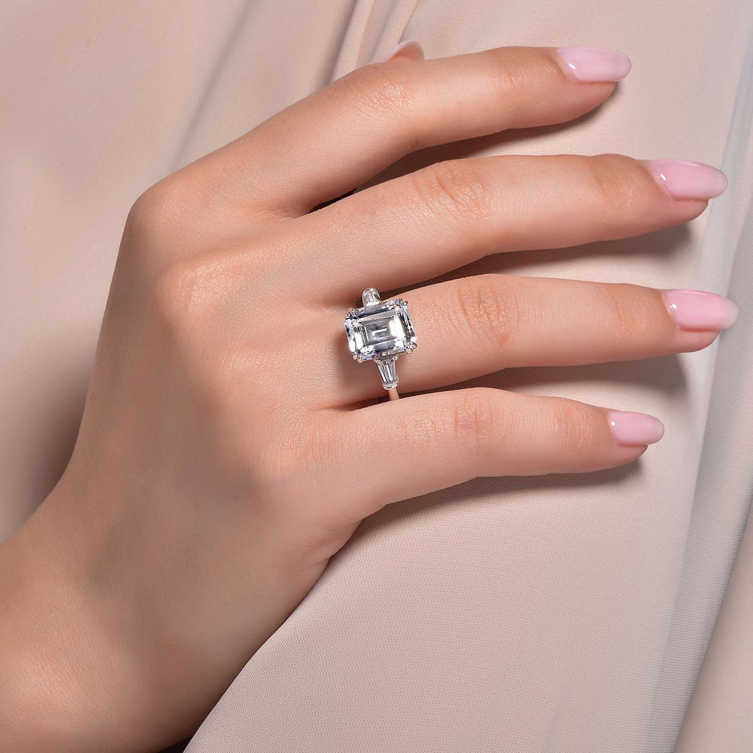 Classic Three-Stone Engagement Ring