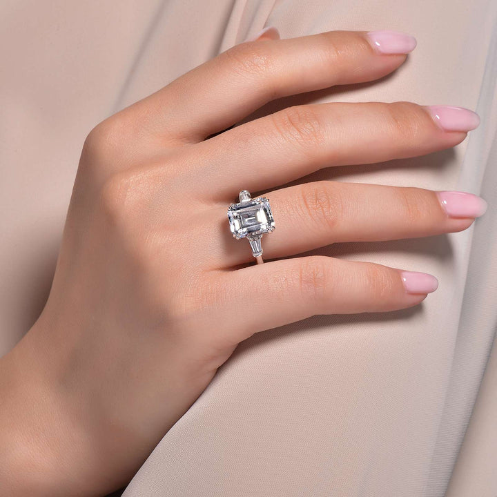Classic Three-Stone Engagement Ring