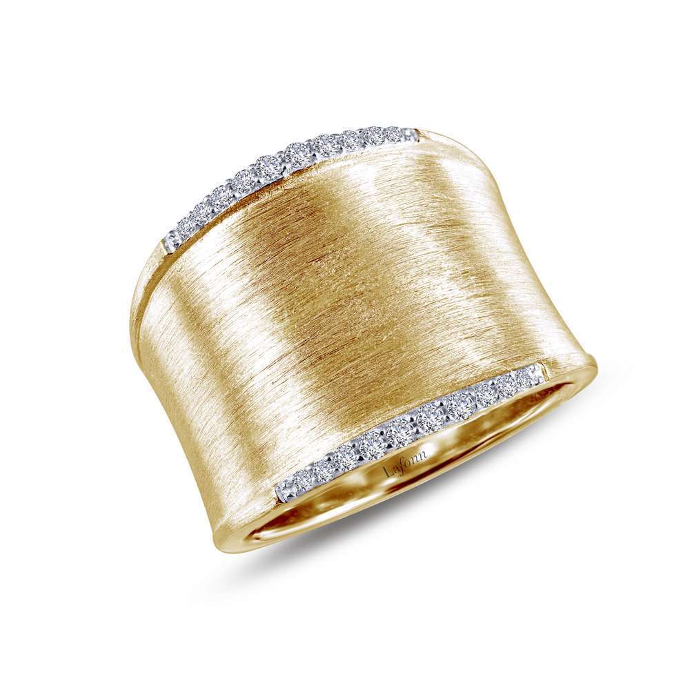 Sleek Wide Band Cuff Ring