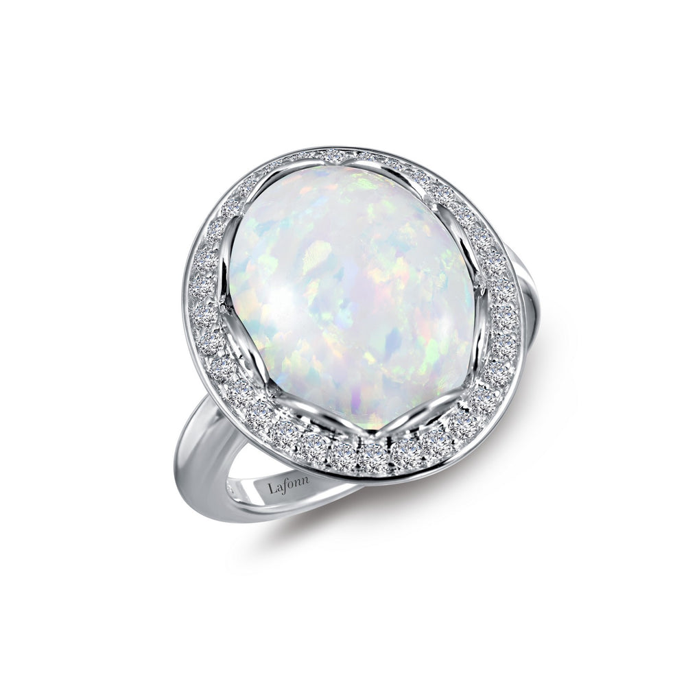 Art Deco Inspired Halo Ring