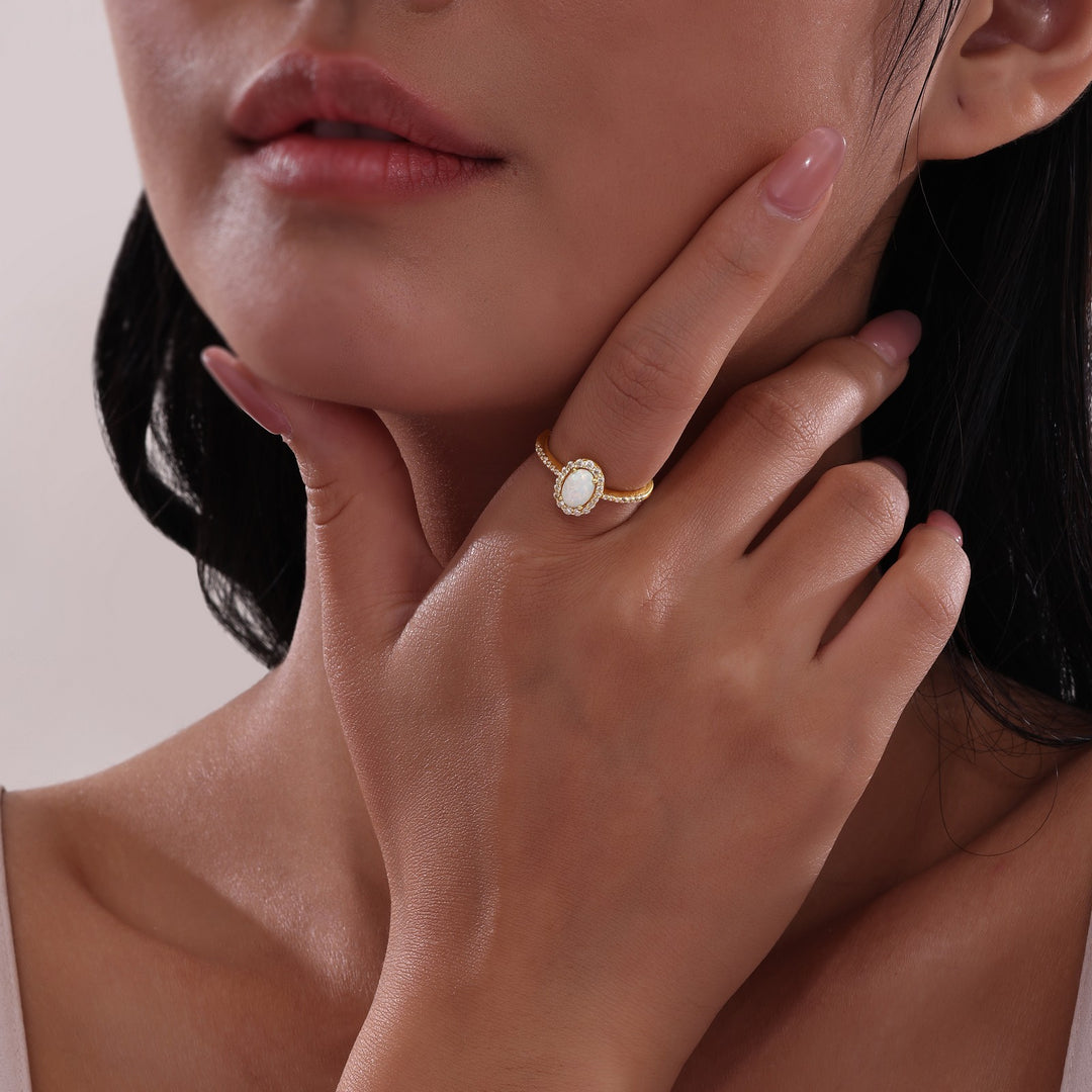 Halo Engagement Ring
