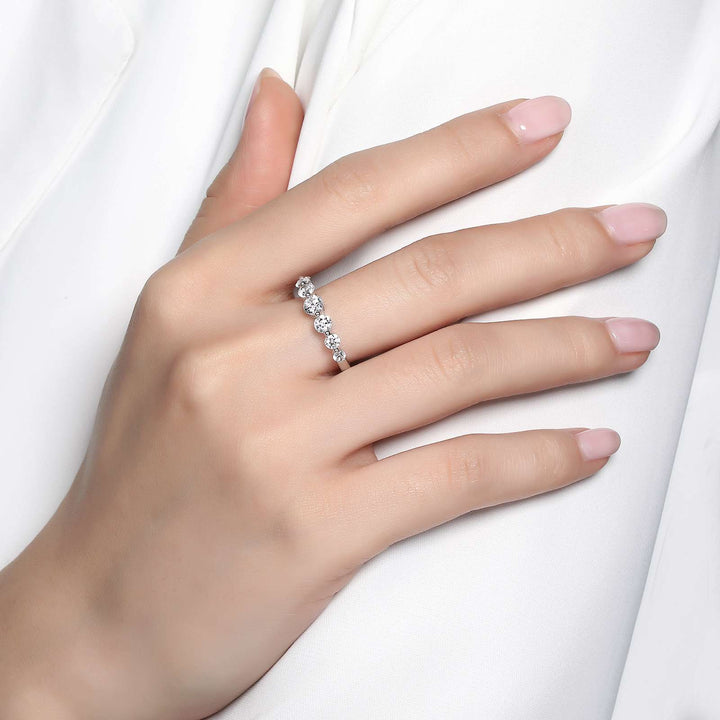 7 Symbols Of Joy Half Eternity Band