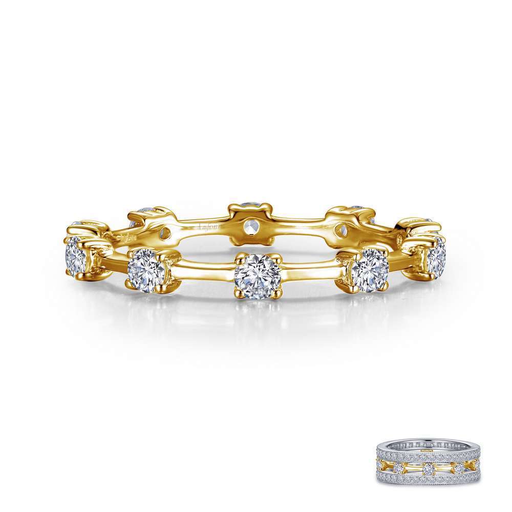 Alternating Eternity Band