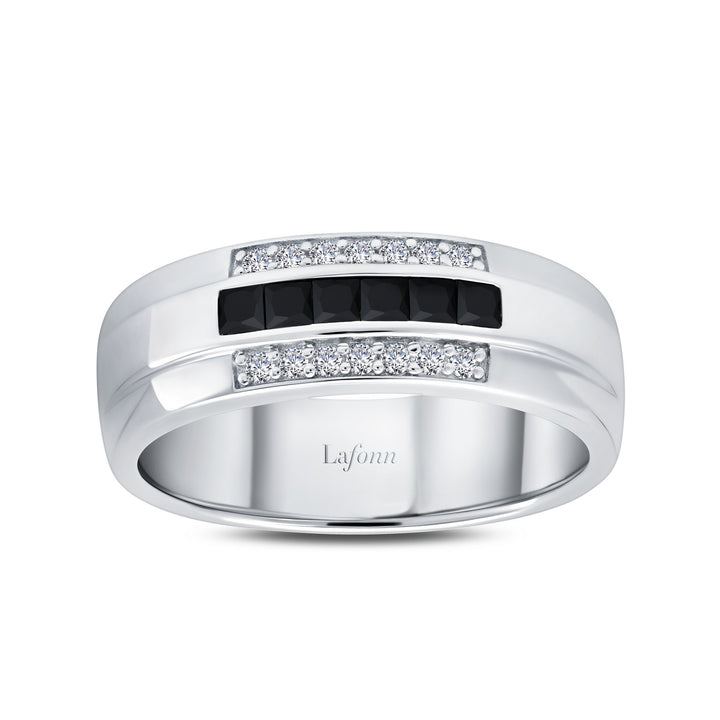 0.74 CTW MenS Wedding Band