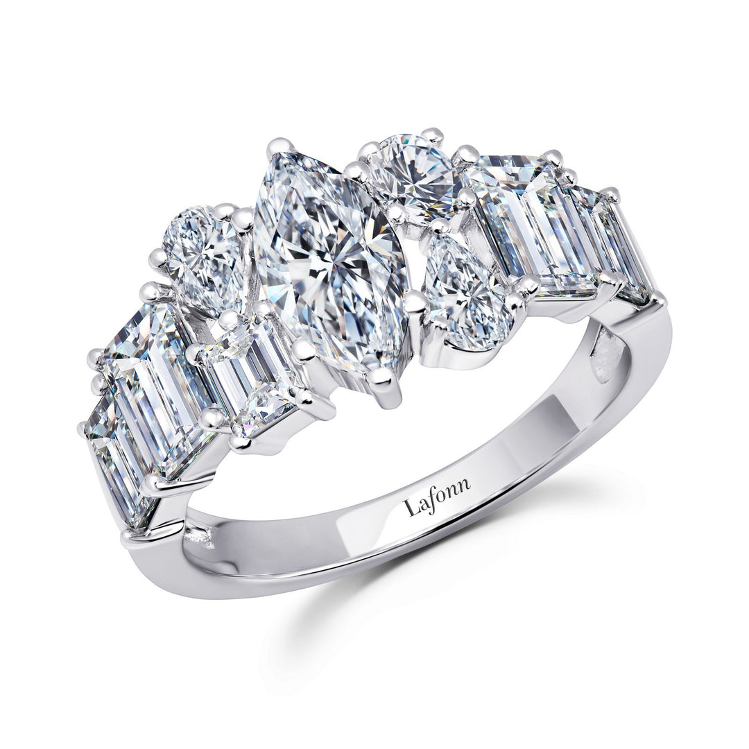 3.8 CTW Half-Eternity Band