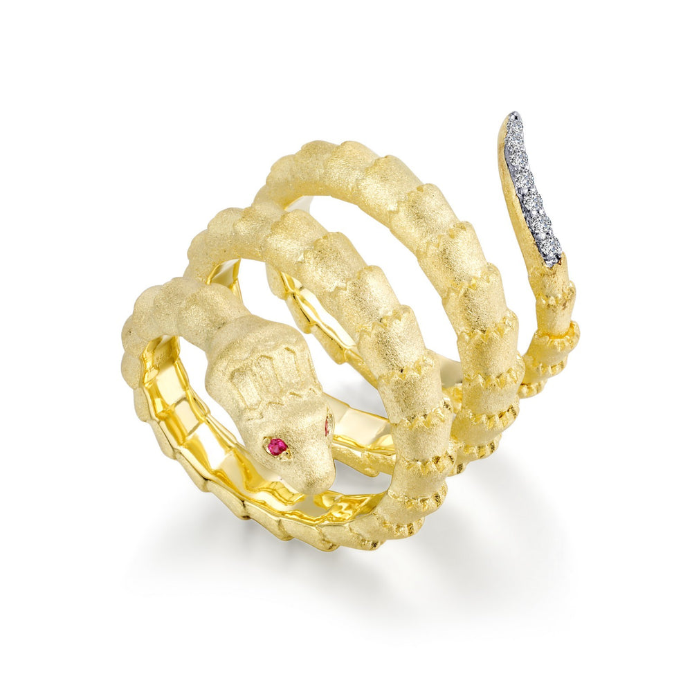 Modern Snake Ring