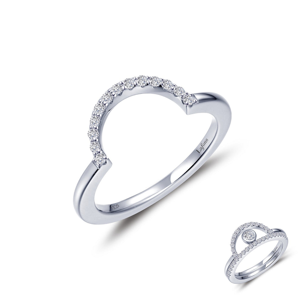Dainty Half Moon Ring