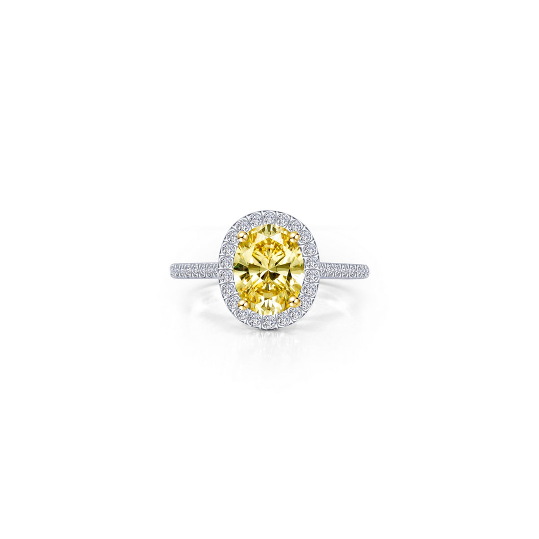 2.26 CTW Halo Engagement Ring