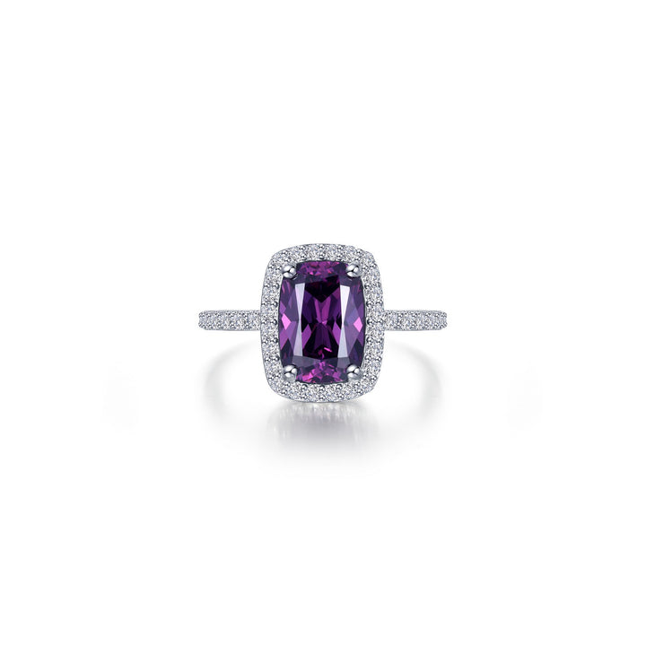 3.85 CTW Halo Cushion-Cut  Engagement Ring