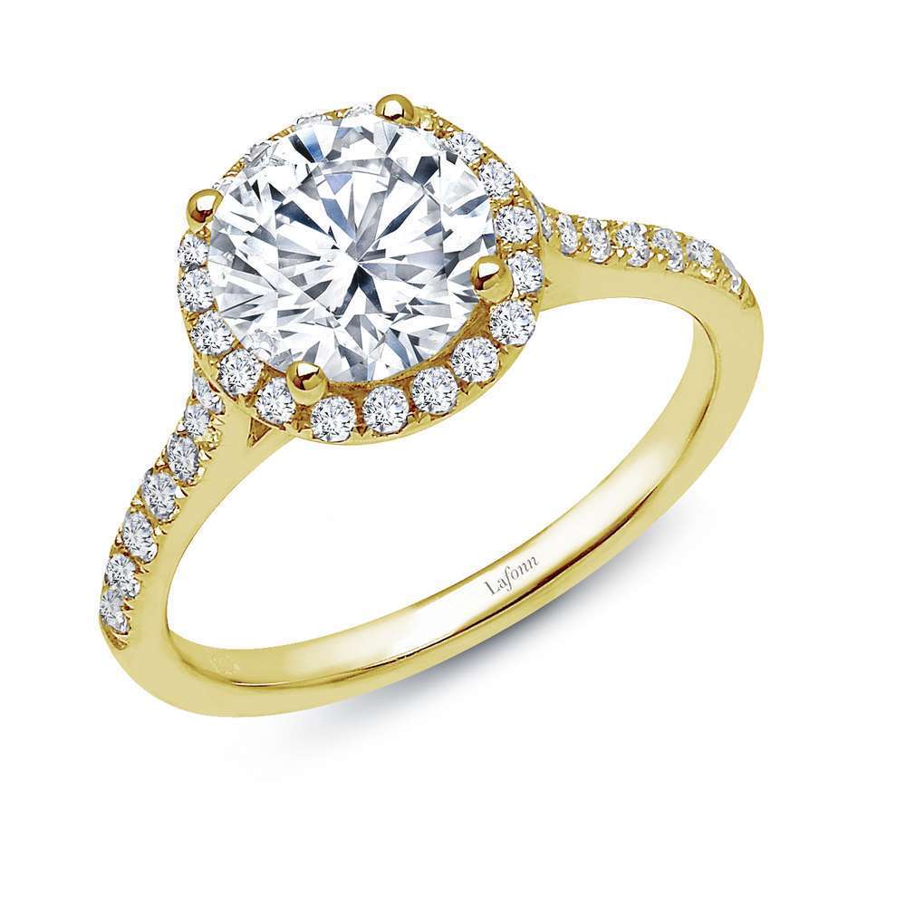 2.51 CTW Halo Engagement Ring