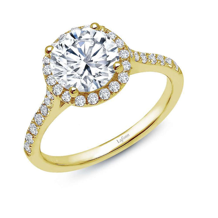 2.51 CTW Halo Engagement Ring