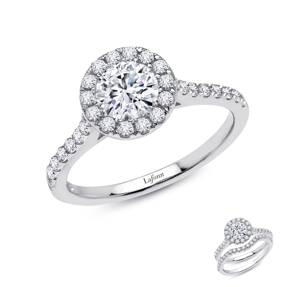 1.2 CTW Halo Engagement Ring