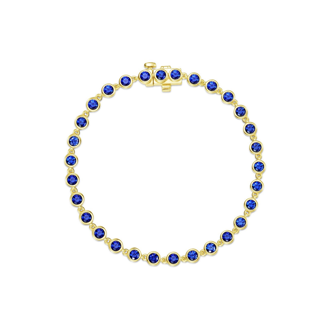 Bezel Strand Bracelet